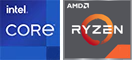 Procesory Intel Core lub AMD Ryzen